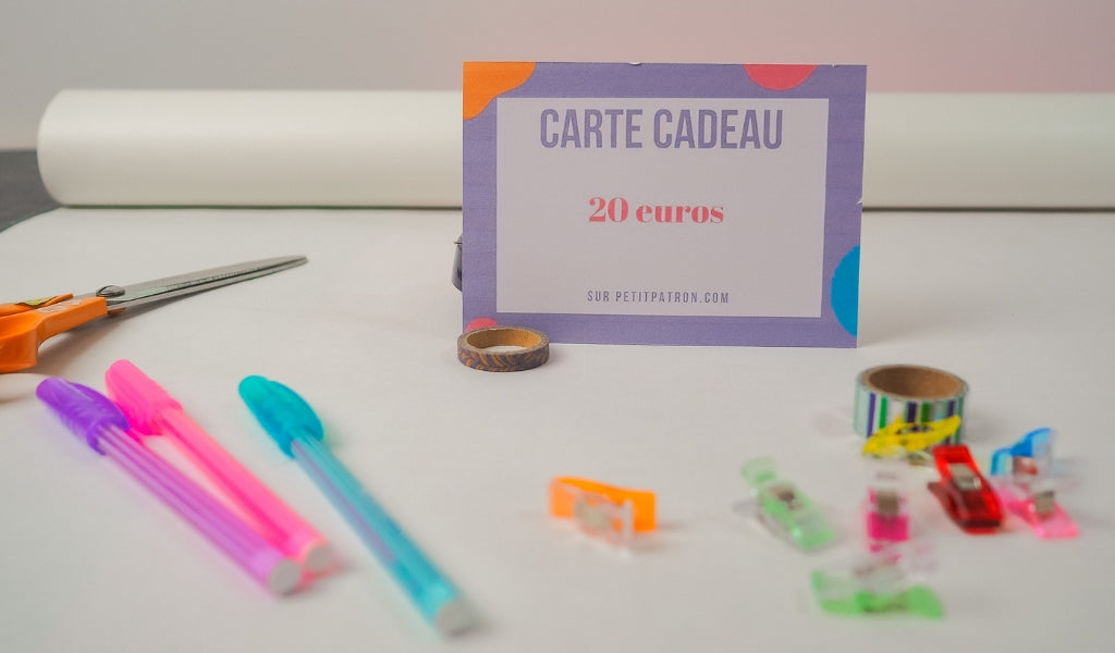 Offrez la Carte Cadeau Petit Patron : Le Cadeau Idéal pour les Passionnés de Couture !