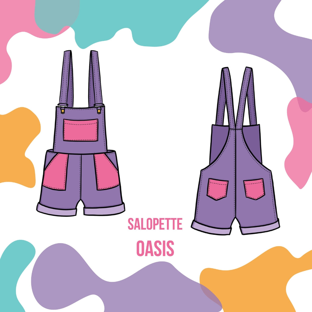 Patron Salopette short Oasis femme (PDF)