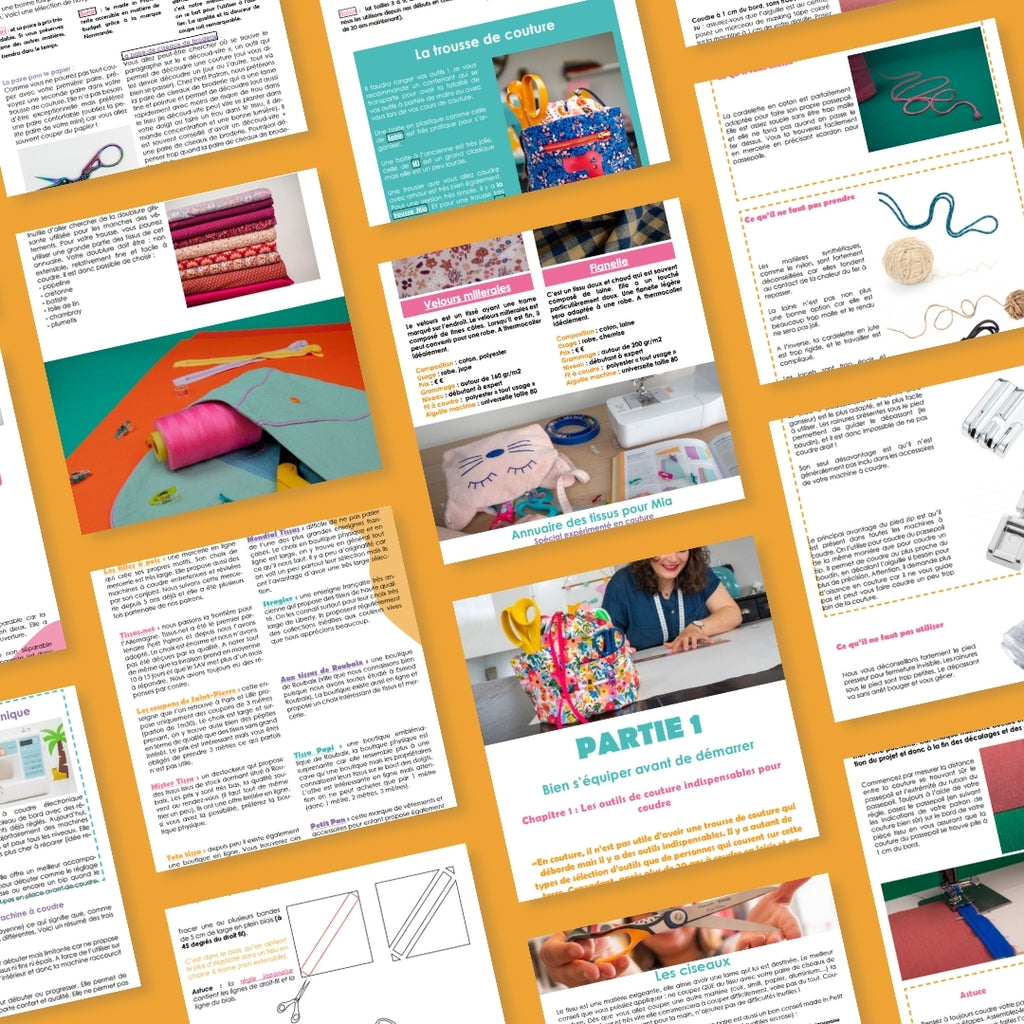 3 patrons pochette Passepoil (PDF + ebook)