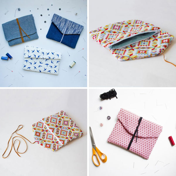 3 Patrons pour Pochettes À Rabat (PDF)