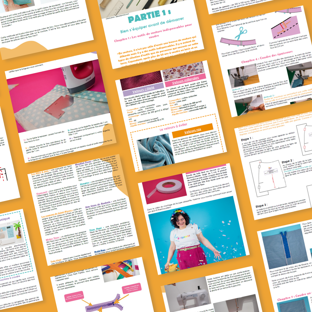 Patrons Jupe & Salopette Moana (PDF +EBOOK)
